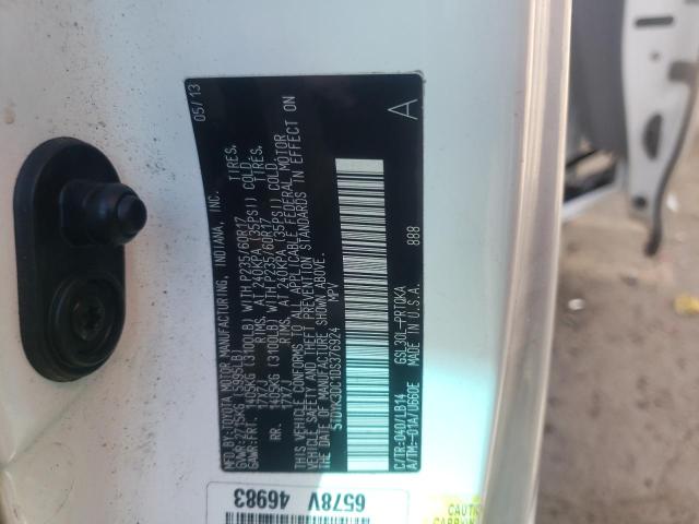 Photo 10 from auction – 2013 TOYOTA SIENNA XLE with VIN 5TDYK3DC1DS376924