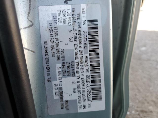 Photo 10 from auction – 2007 MAZDA 5 with VIN JM1CR293170145618