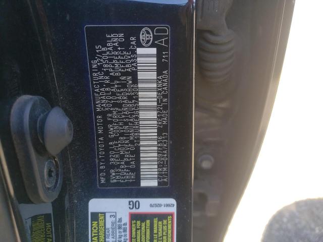Photo 10 from auction – 2016 TOYOTA COROLLA L with VIN 2T1BURHE3GC571306