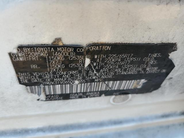 Photo 10 from auction – 2006 TOYOTA RAV4 LIMIT with VIN JTMZK31V065002355