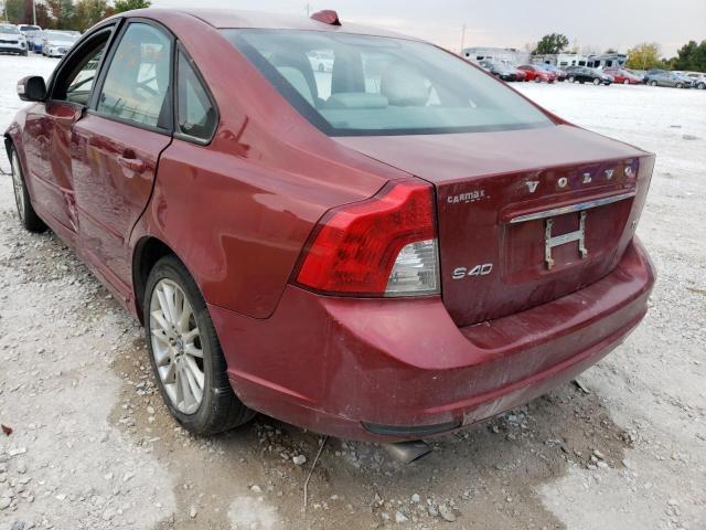 Photo 3 from auction – 2011 VOLVO S40 T5 with VIN YV1672MS3B2546709