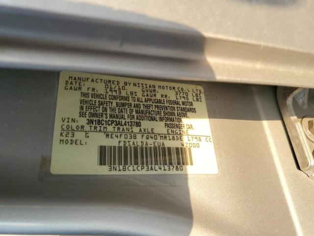 Photo 10 from auction – 2010 NISSAN VERSA S with VIN 3N1BC1CP3AL413780