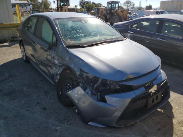 TOYOTA COROLLA LE 2021 with VIN JTDEPMAE9MJ182476 - Photo from auction