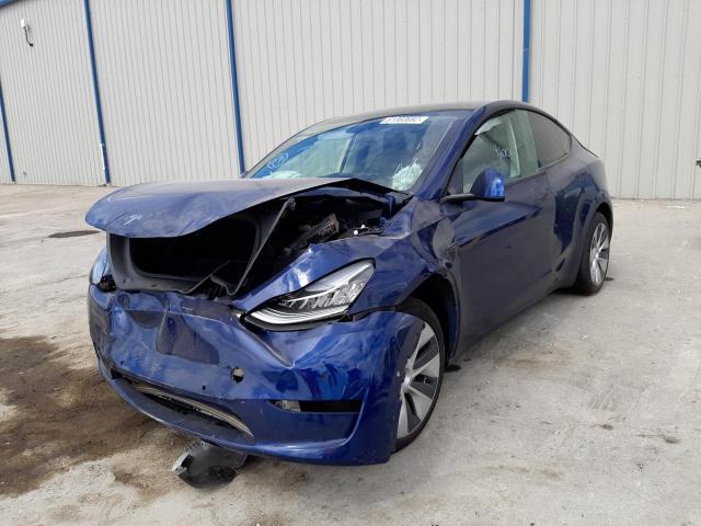Photo 2 from auction – 2021 TESLA MODEL Y with VIN 5YJYGDEE7MF257495