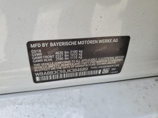 صورة رقم 10 من المزاد - 2018 BMW 340 I مع VIN WBA8B3C59JK384689