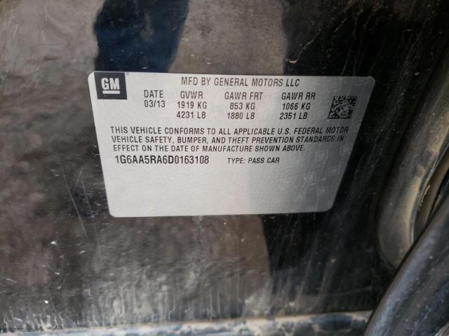 Photo 10 from auction – 2013 CADILLAC ATS with VIN 1G6AA5RA6D0163108