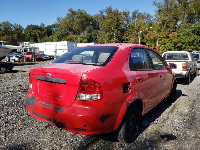 Photo 4 from auction – 2005 CHEVROLET AVEO BASE with VIN KL1TD52635B457565