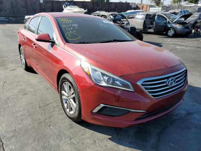HYUNDAI SONATA SE 2017 with VIN 5NPE24AFXHH445029 - Photo from auction
