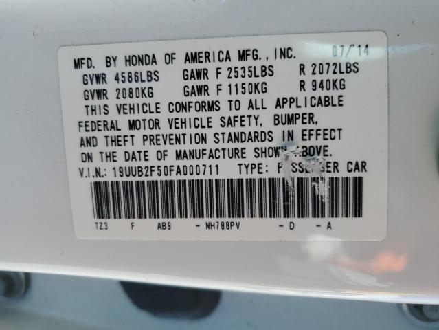 Photo 10 from auction – 2015 ACURA TLX TECH with VIN 19UUB2F50FA000711
