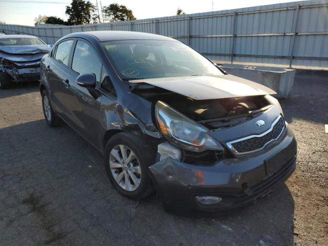 KIA RIO EX 2014 with VIN KNADN4A31E6365386 - Photo from auction