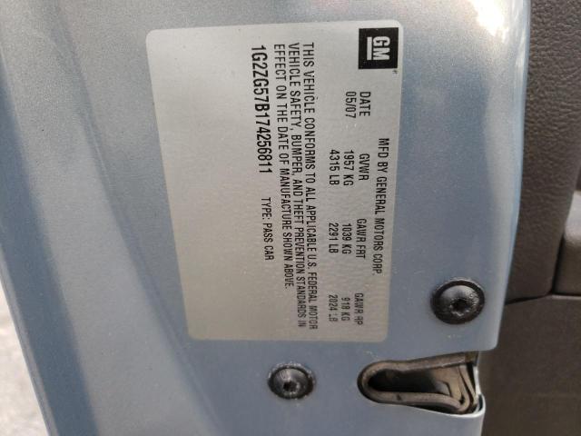 Photo 10 from auction – 2007 PONTIAC G6 BASE with VIN 1G2ZG57B174256811