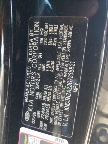 Photo 10 from auction – 2016 KIA SOUL with VIN KNDJN2A23G7338821