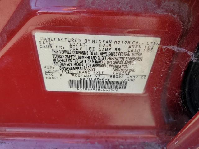 Photo 10 from auction – 2011 NISSAN SENTRA 2.0 with VIN 3N1AB6AP5BL665028