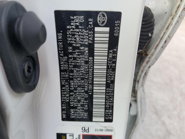 Photo 10 from auction – 2017 TOYOTA CAMRY LE with VIN 4T1BF1FK6HU625508