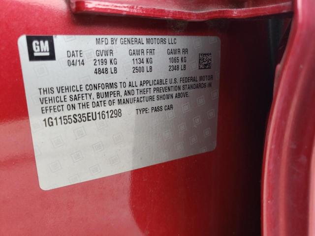 Photo 10 from auction – 2014 CHEVROLET IMPALA LTZ with VIN 1G1155S35EU161298