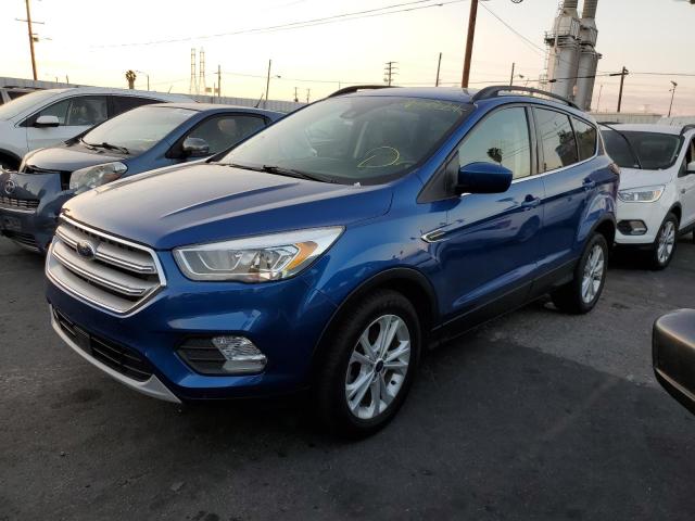 FORD ESCAPE SEL 2018 with VIN 1FMCU0HD9JUB82067 - Photo from auction