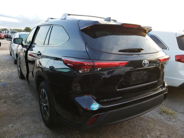 Photo 3 from auction – 2020 TOYOTA HIGHLANDER with VIN 5TDGZRBH0LS512399