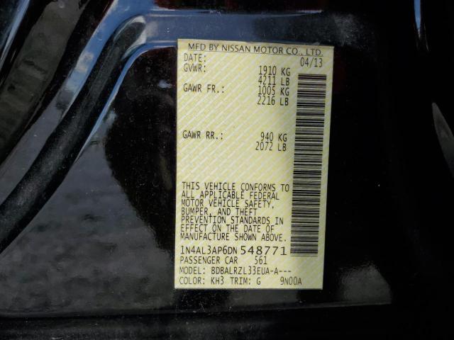 Photo 10 from auction – 2013 NISSAN ALTIMA 2.5 with VIN 1N4AL3AP6DN548771