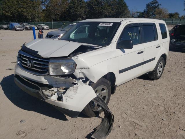 Photo 2 from auction – 2014 HONDA PILOT LX with VIN 5FNYF3H24EB020219