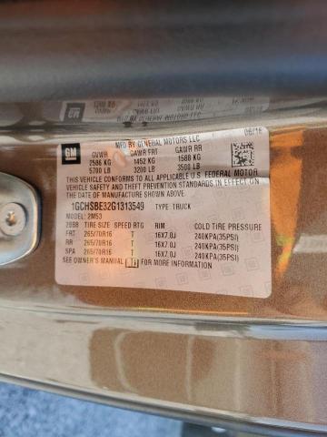 Photo 10 from auction – 2016 CHEVROLET COLORADO with VIN 1GCHSBE32G1313549