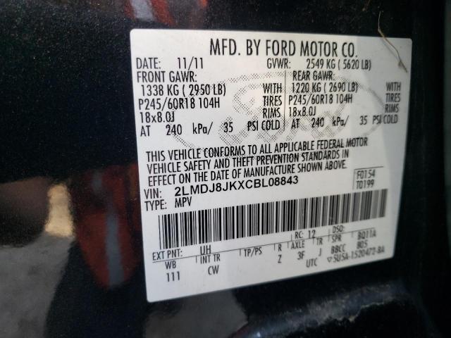 Photo 10 from auction – 2012 LINCOLN MKX with VIN 2LMDJ8JKXCBL08843