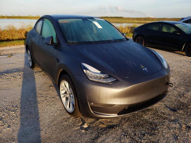 TESLA MODEL Y 2021 with VIN 5YJYGDEE5MF184515 - Photo from auction