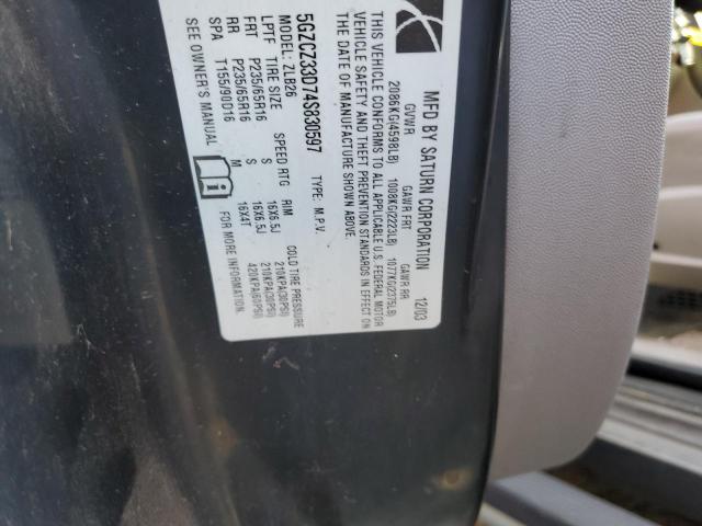 Photo 10 from auction – 2004 SATURN VUE with VIN 5GZCZ33D74S830597