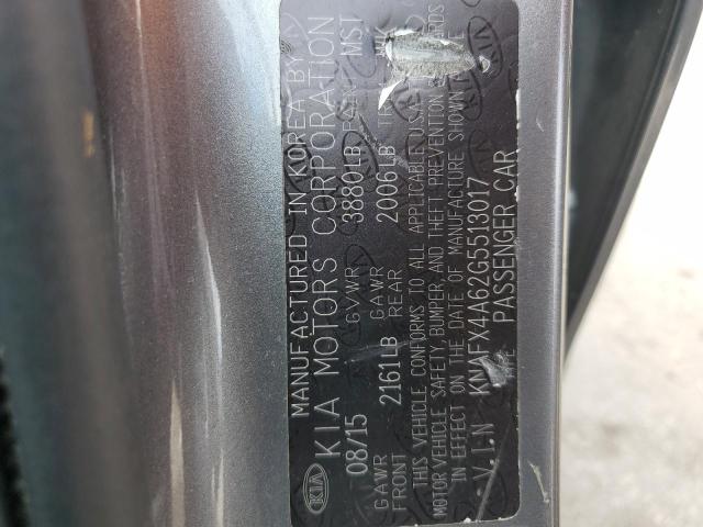 Photo 10 from auction – 2016 KIA FORTE LX with VIN KNAFX4A62G5513017