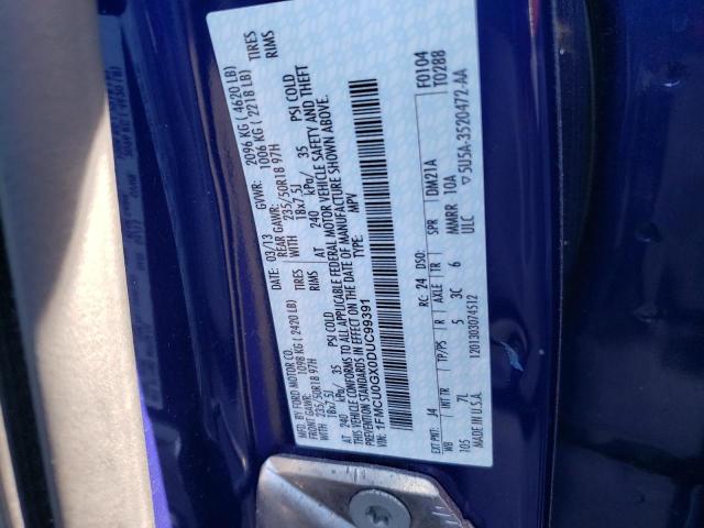 Photo 10 from auction – 2013 FORD ESCAPE SE with VIN 1FMCU0GX0DUC99391