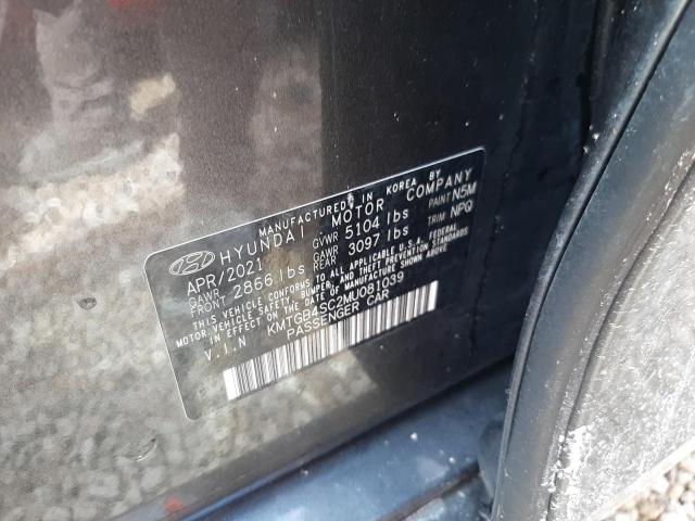 Photo 10 from auction – 2021 GENESIS G80 BASE with VIN KMTGB4SC2MU081039