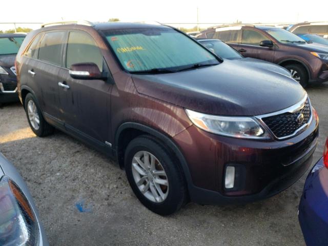 KIA SORENTO LX 2015 with VIN 5XYKTCA60FG651586 - Photo from auction