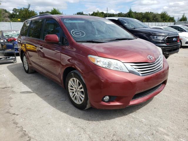 TOYOTA SIENNA XLE 2017 with VIN 5TDYZ3DC4HS884290 - Photo from auction
