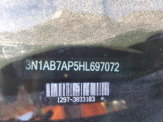 Photo 10 from auction – 2017 NISSAN SENTRA S with VIN 3N1AB7AP5HL697072