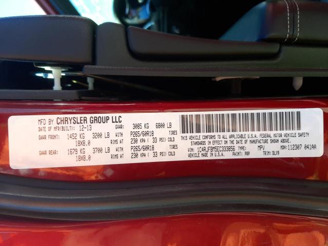 Photo 10 from auction – 2014 JEEP GRAND CHER with VIN 1C4RJFBM5EC333856