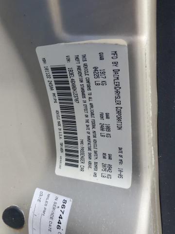 Photo 10 from auction – 2006 DODGE STRATUS SX with VIN 1B3EL46X06N123707