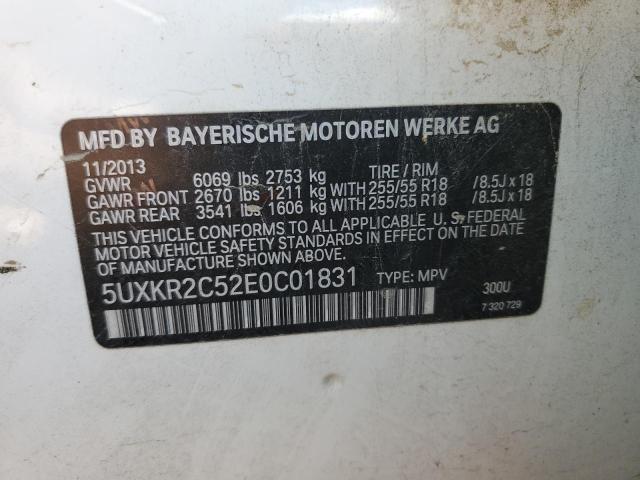 Photo 10 from auction – 2014 BMW X5 SDRIVE3 with VIN 5UXKR2C52E0C01831
