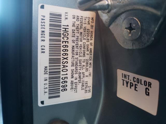 Photo 10 from auction – 1995 HONDA ACCORD with VIN 1HGCE666XSA015696