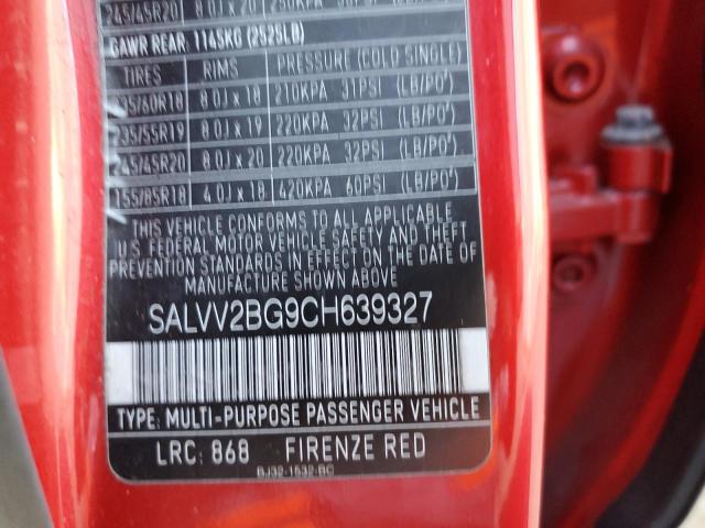 Photo 10 from auction – 2012 LAND ROVER RANGE ROVE with VIN SALVV2BG9CH639327