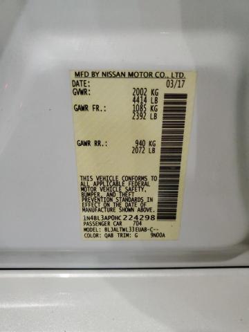 Photo 10 from auction – 2017 NISSAN ALTIMA 3.5 with VIN 1N4BL3AP0HC224298