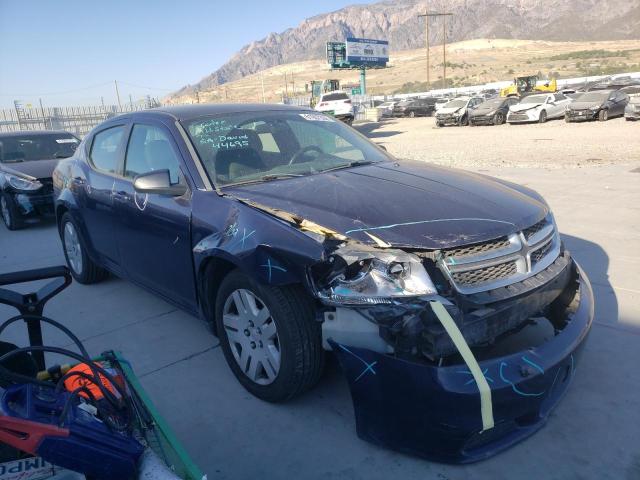 DODGE AVENGER SE 2014 with VIN 1C3CDZAB7EN214858 - Photo from auction