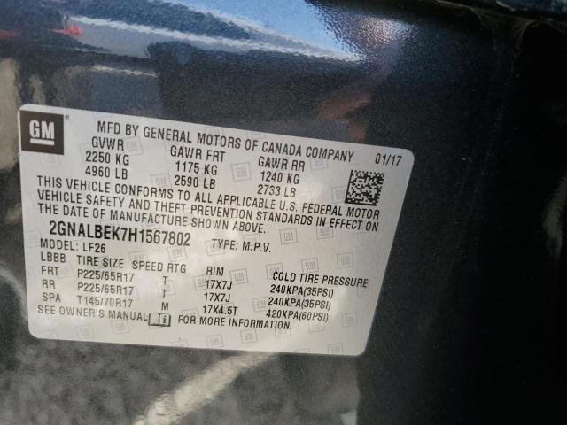 Photo 10 from auction – 2017 CHEVROLET EQUINOX LS with VIN 2GNALBEK7H1567802