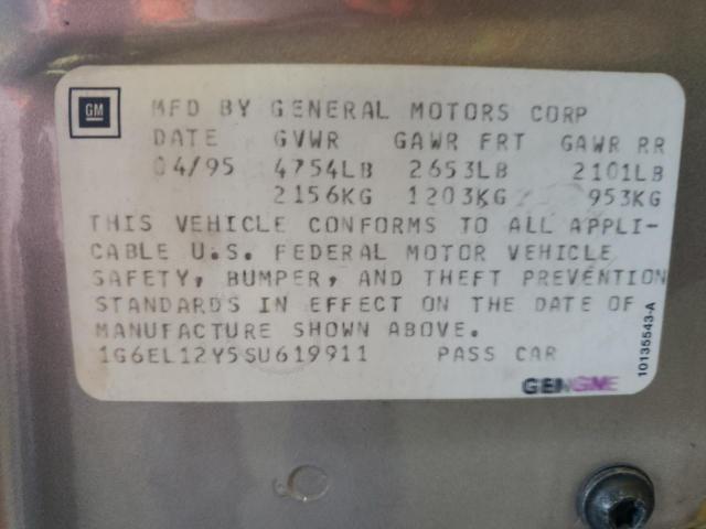 Photo 10 from auction – 1995 CADILLAC ELDORADO with VIN 1G6EL12Y5SU619911