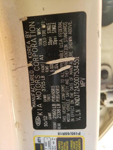 Photo 10 from auction – 2013 KIA SOUL with VIN KNDJT2A50D7534551