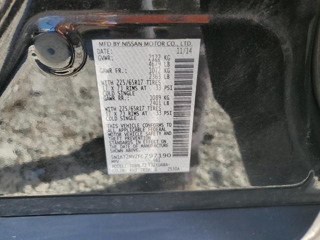 Photo 10 from auction – 2015 NISSAN ROGUE S with VIN 5N1AT2MV2FC797190