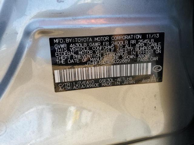 Photo 10 from auction – 2014 LEXUS IS 250 with VIN JTHBF1D24E5022889