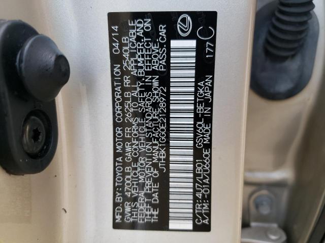 Photo 10 from auction – 2014 LEXUS ES 350 with VIN JTHBK1GG0E2128972