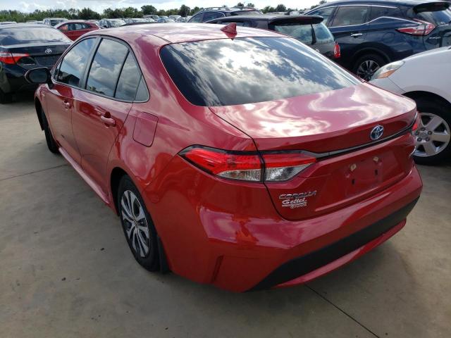 Photo 3 from auction – 2020 TOYOTA COROLLA LE with VIN JTDEBRBE6LJ000144