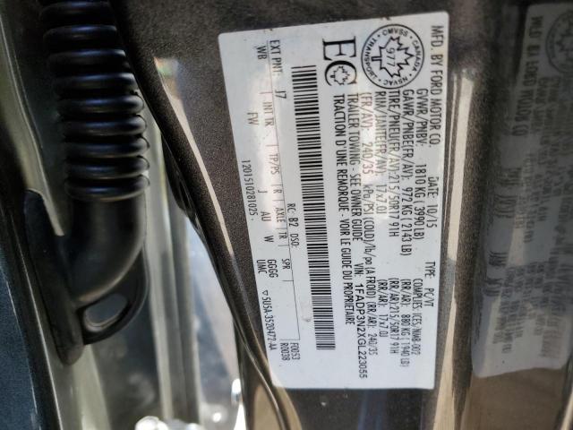 Photo 10 from auction – 2016 FORD FOCUS TITA with VIN 1FADP3N2XGL223055