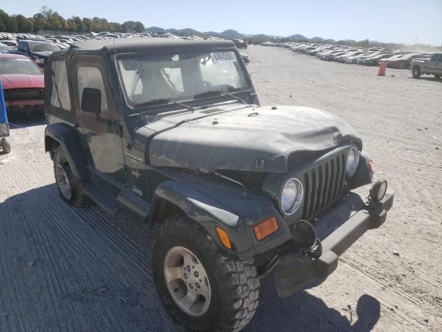 JEEP WRANGLE 2001 with VIN 1J4FA59S81P374433 - Photo from auction