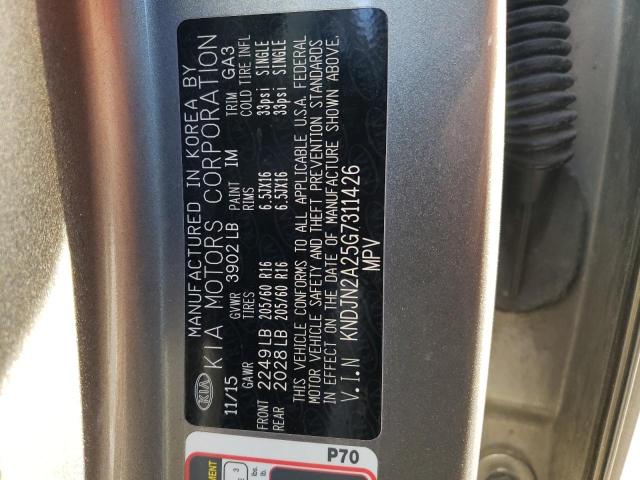Photo 10 from auction – 2016 KIA SOUL with VIN KNDJN2A25G7311426